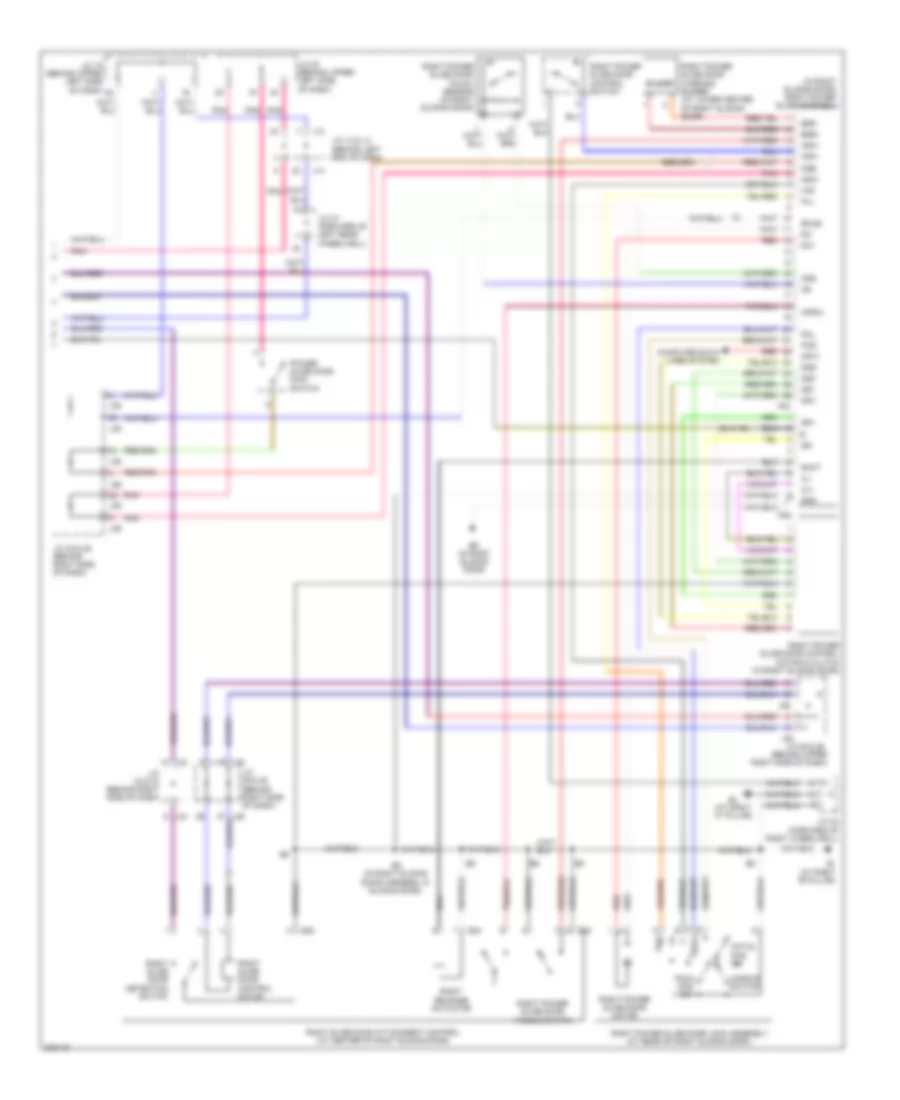 Power Sliding Door Wiring Diagram 2 of 2 for Toyota Sienna LE 2006