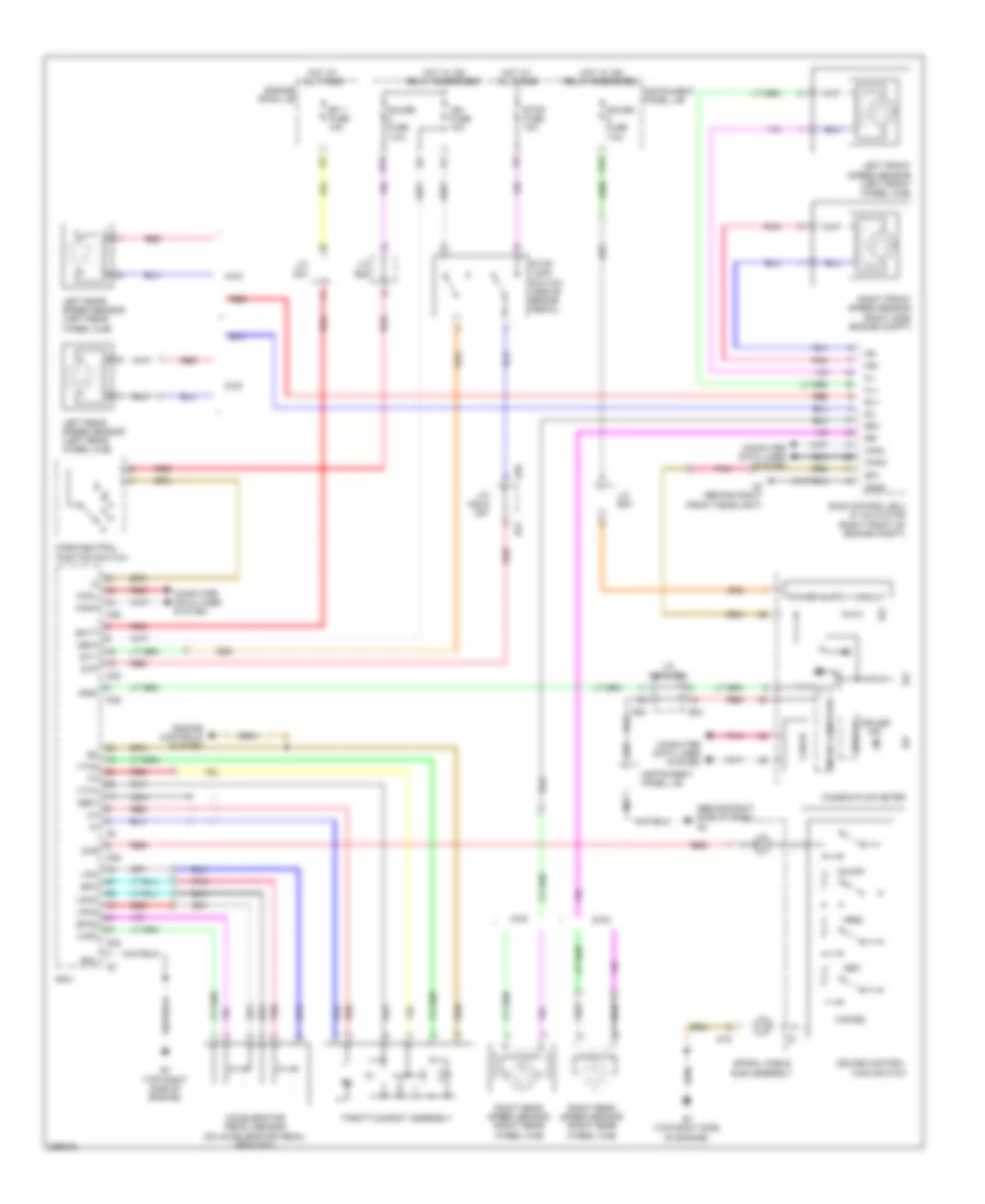 Cruise Control Wiring Diagram Except Hybrid for Toyota Highlander Limited 2009