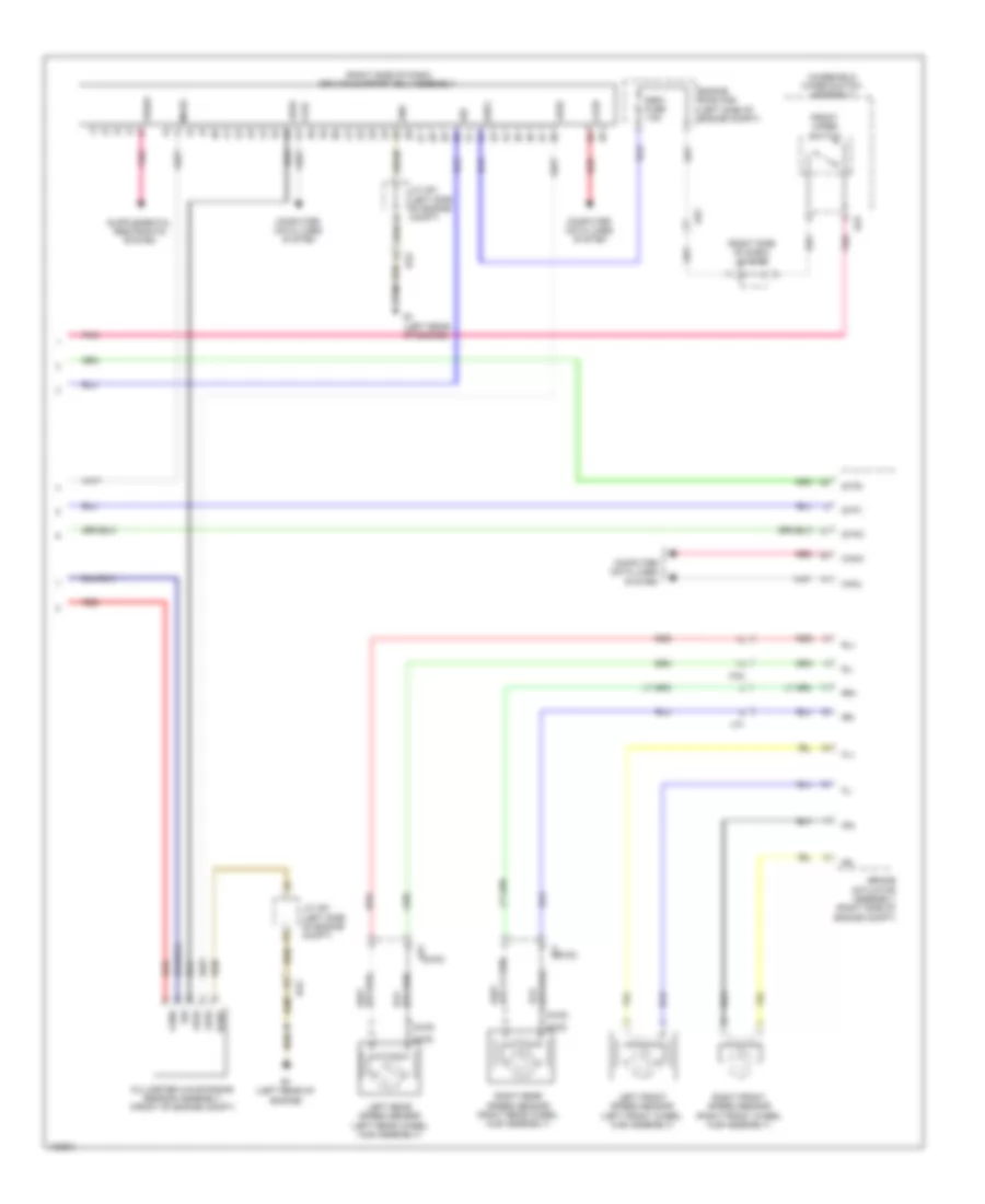 Dynamic Laser Cruise Control Wiring Diagram (3 of 3) for Toyota Sienna LE 2014