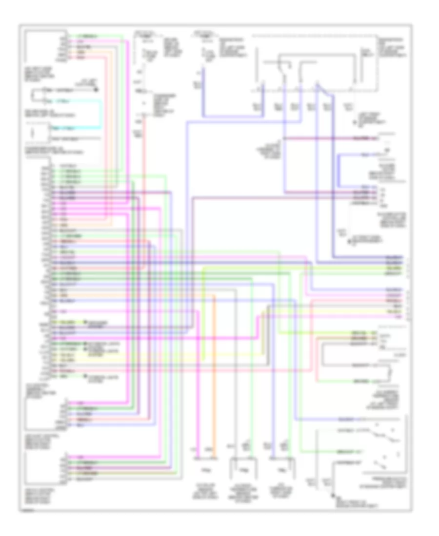 2 4L Automatic A C Wiring Diagram 1 of 2 for Toyota Camry LE 2004