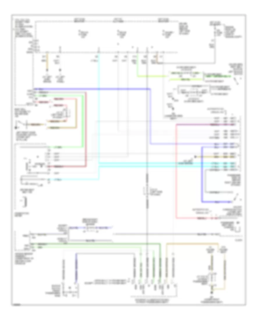 Warning Systems Wiring Diagram for Toyota Camry LE 2004