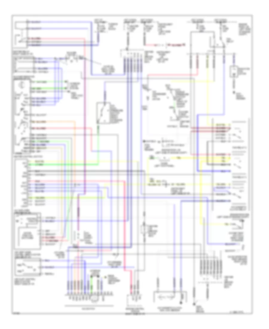 AC Wiring Diagram, Manual AC for Toyota Avalon XLS 1997