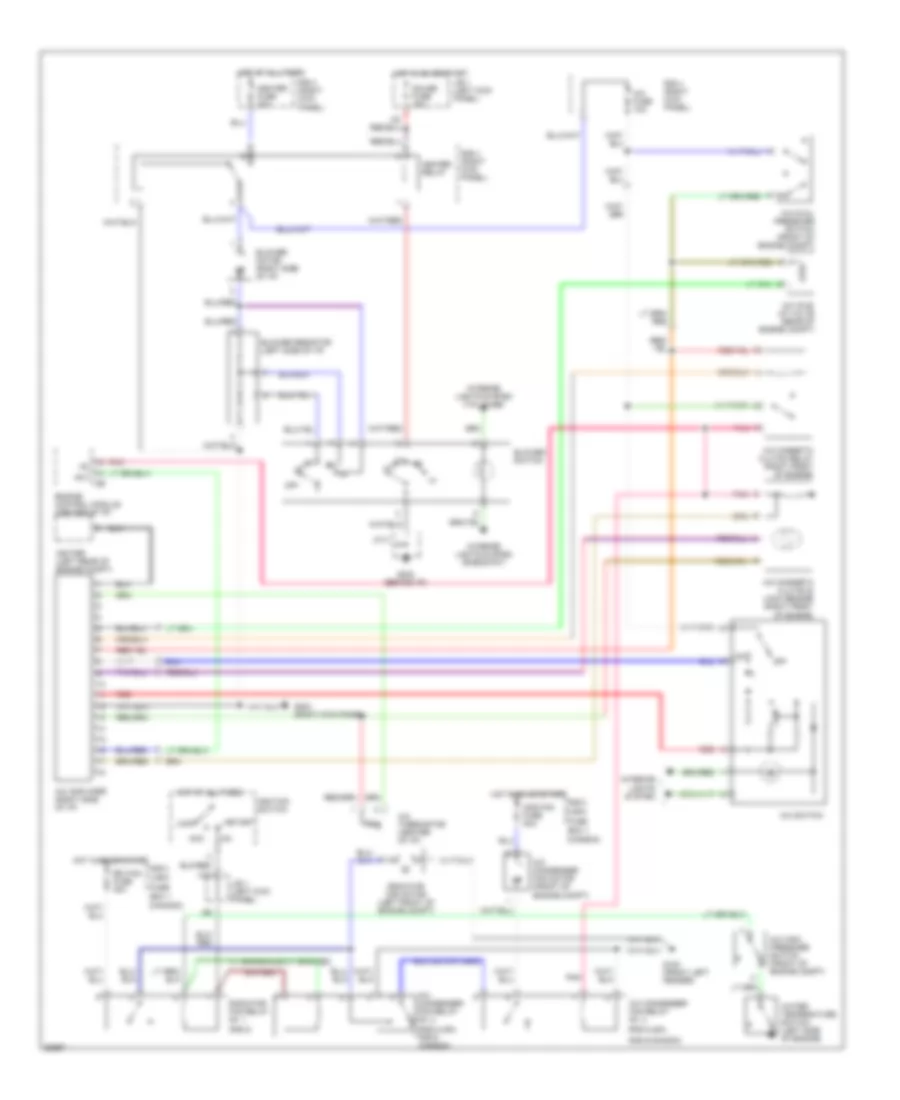 A C Wiring Diagram for Toyota Tercel DX 1994