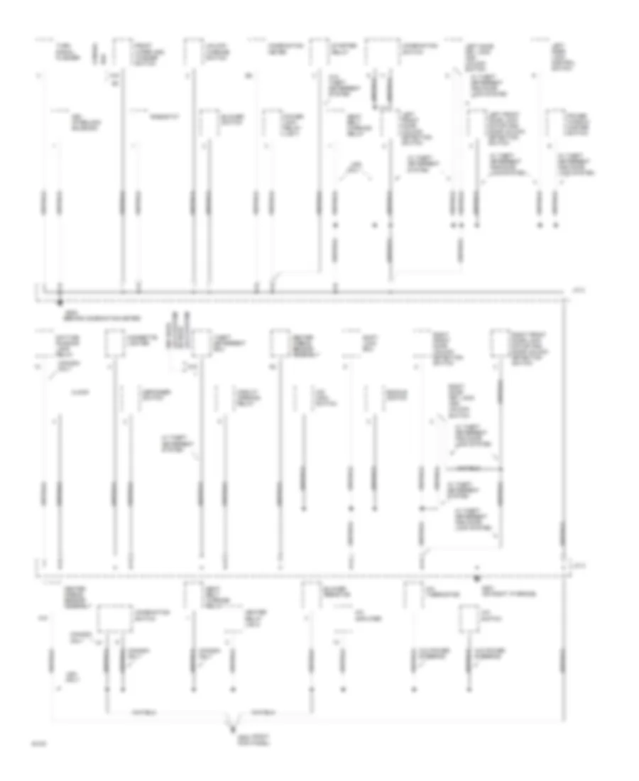 Ground Distribution Wiring Diagram (2 of 3) for Toyota Tercel DX 1994