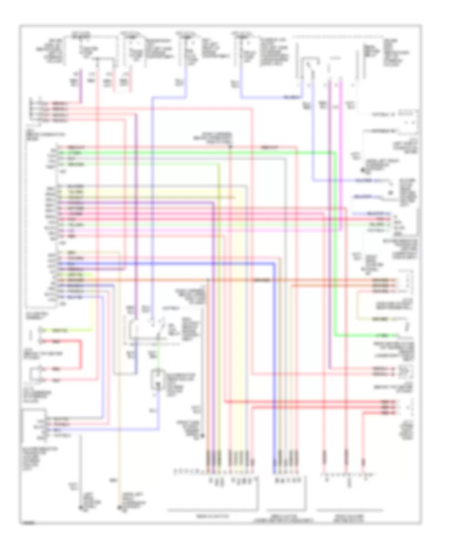 Automatic A C Wiring Diagram Rear A C for Toyota Sienna LE 2002