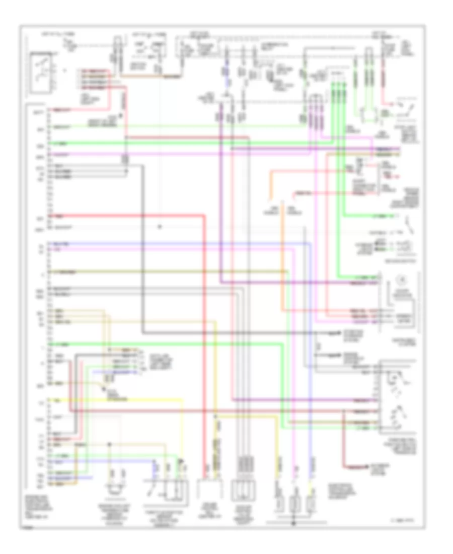 Transmission Wiring Diagram for Toyota Corolla DX 1993