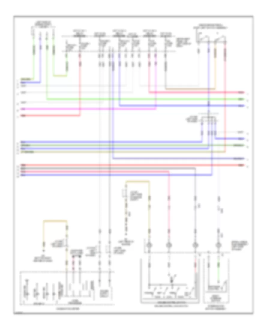 Dynamic Laser Cruise Control Wiring Diagram (2 of 3) for Toyota Sienna Limited 2014