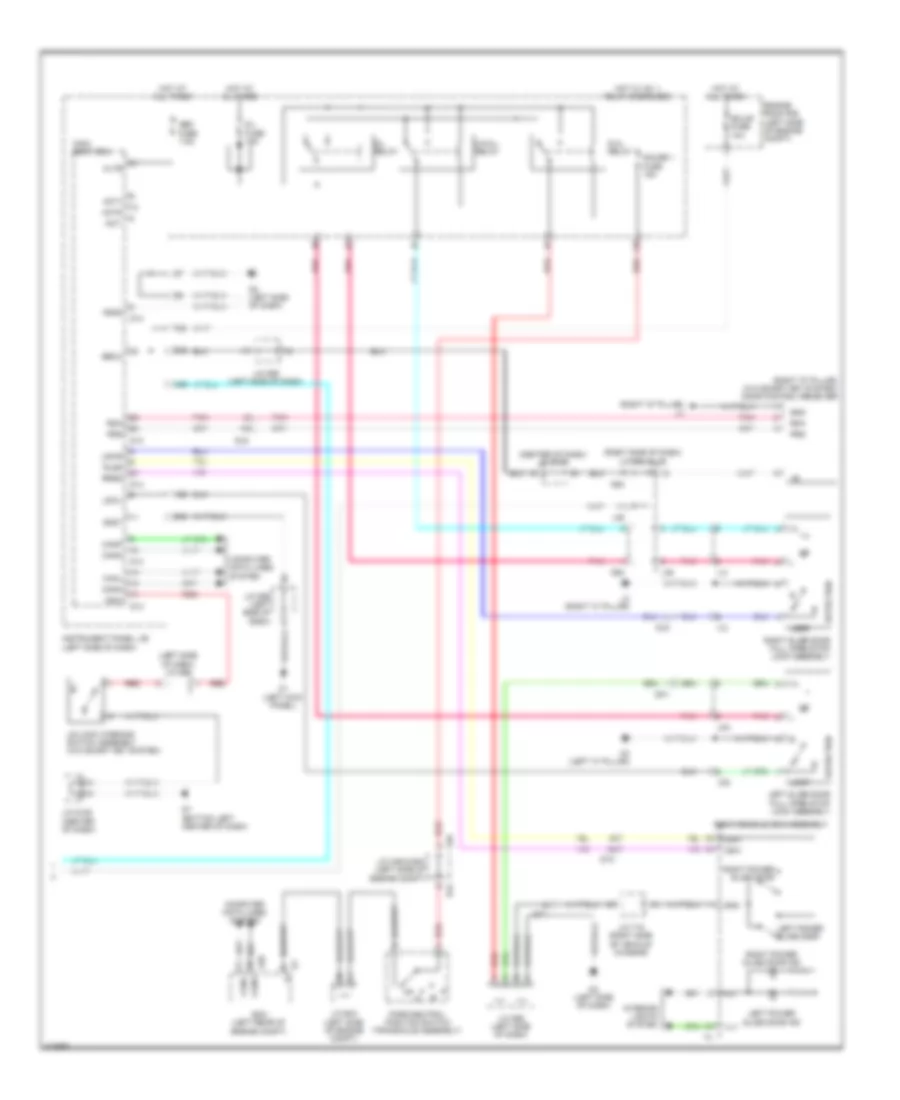 Power Sliding Door Wiring Diagram (3 of 3) for Toyota Sienna Limited 2014