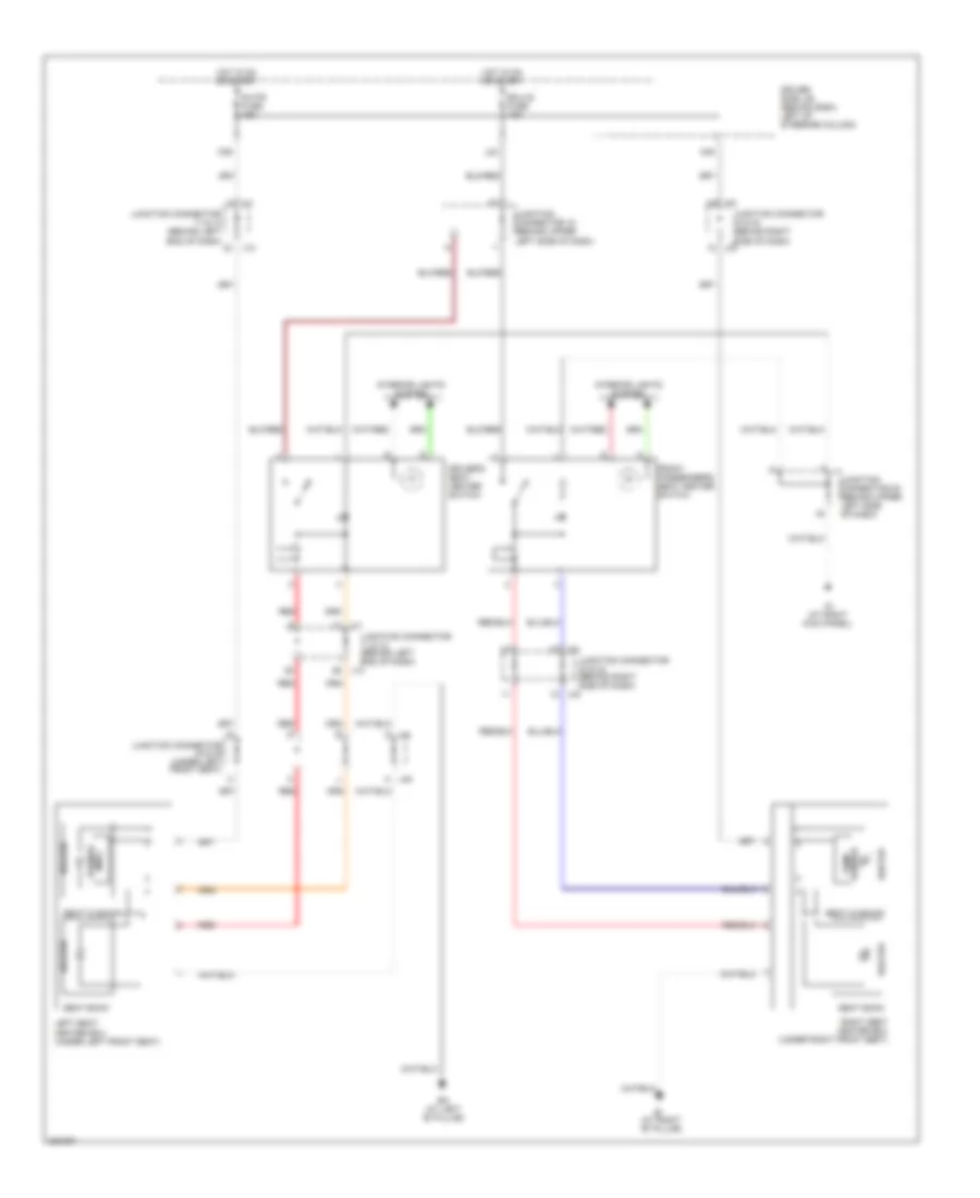 Heated Seats Wiring Diagram for Toyota Sienna XLE 2006