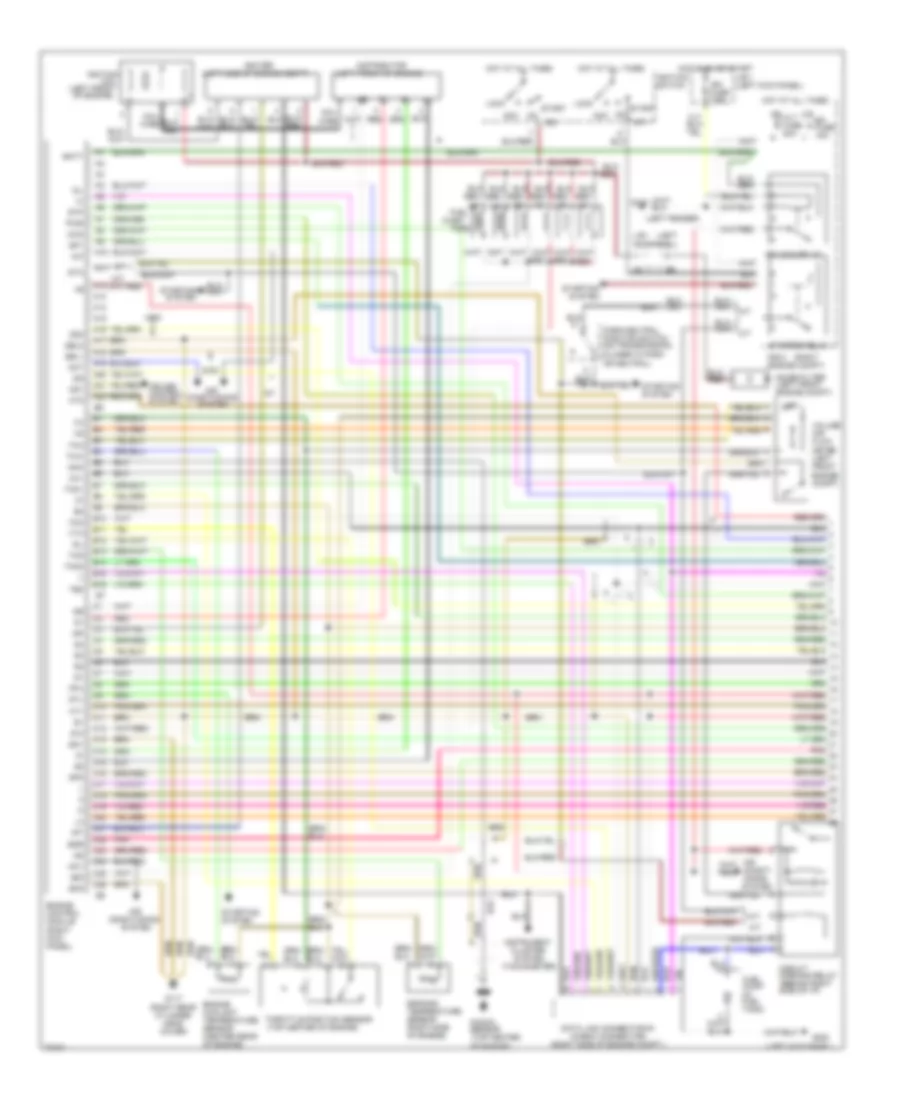 3.0L, Engine Performance Wiring Diagrams (1 of 2) for Toyota 4Runner SR5 1995