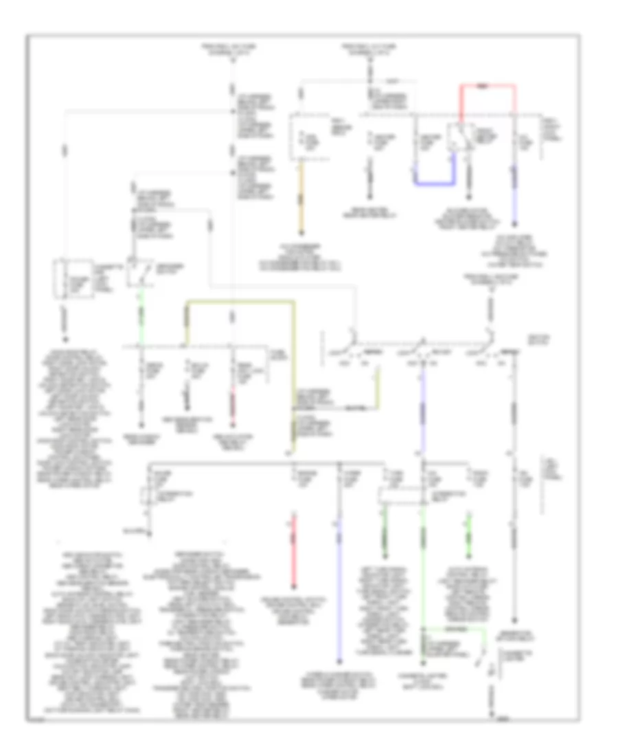 Power Distribution Wiring Diagram (2 of 2) for Toyota 4Runner SR5 1995