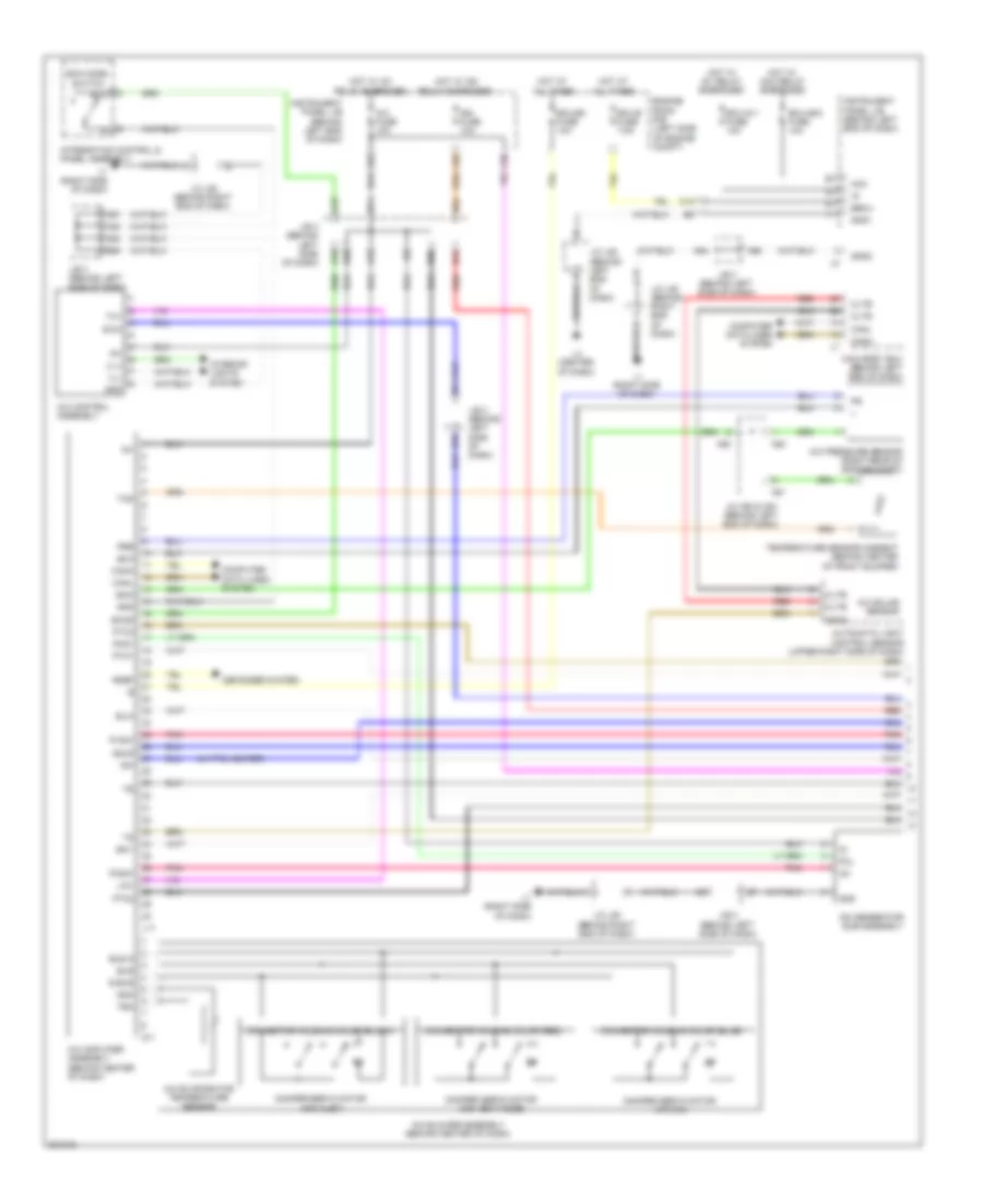 Automatic AC Wiring Diagram (1 of 3) for Toyota Prius 2010