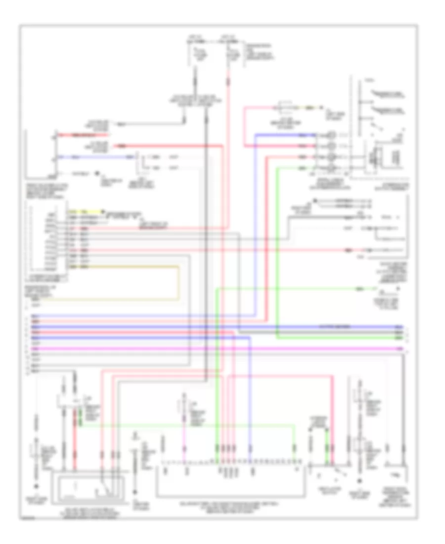 Automatic AC Wiring Diagram (2 of 3) for Toyota Prius 2010