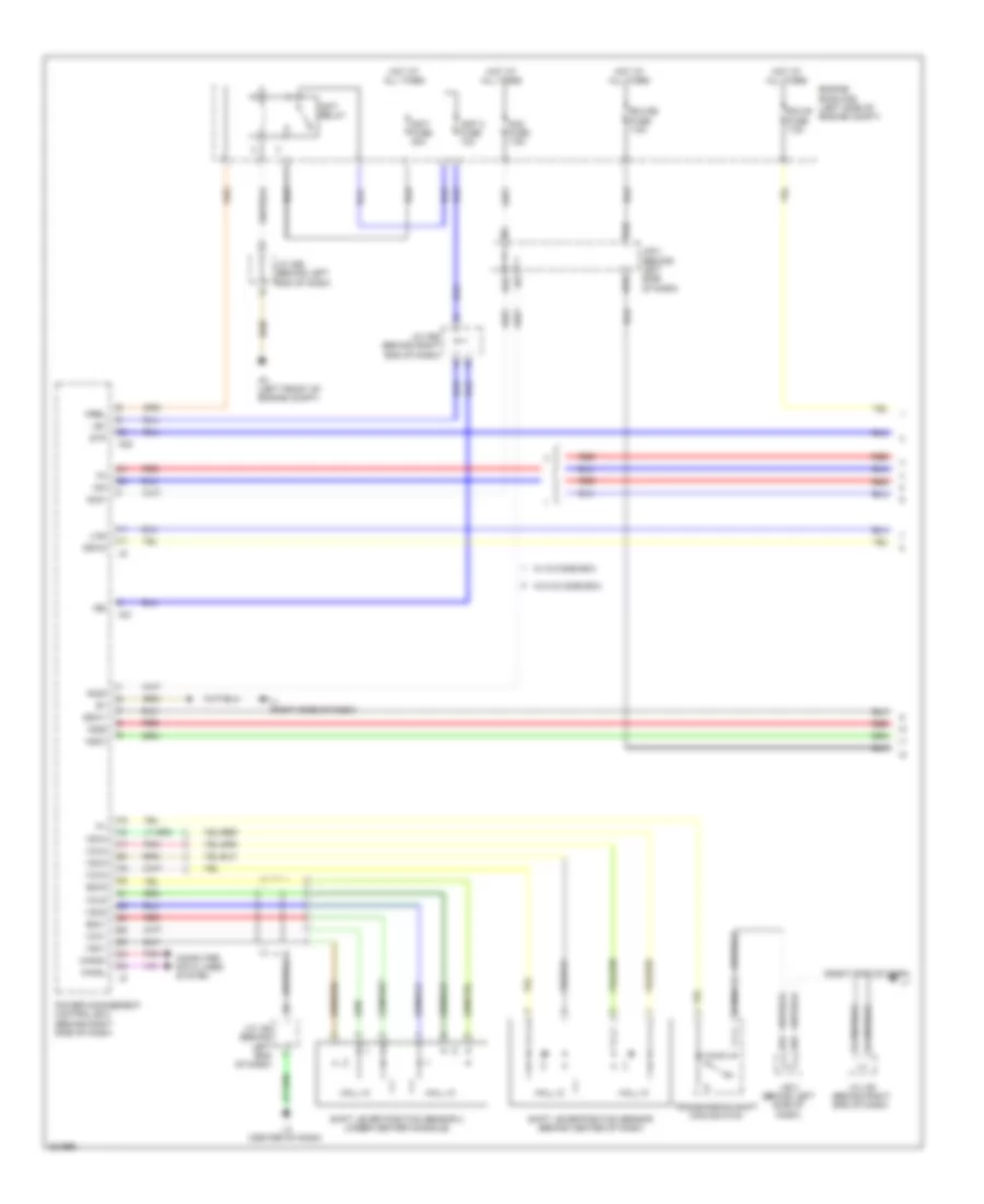 Forced Entry Wiring Diagram 1 of 5 for Toyota Prius 2010