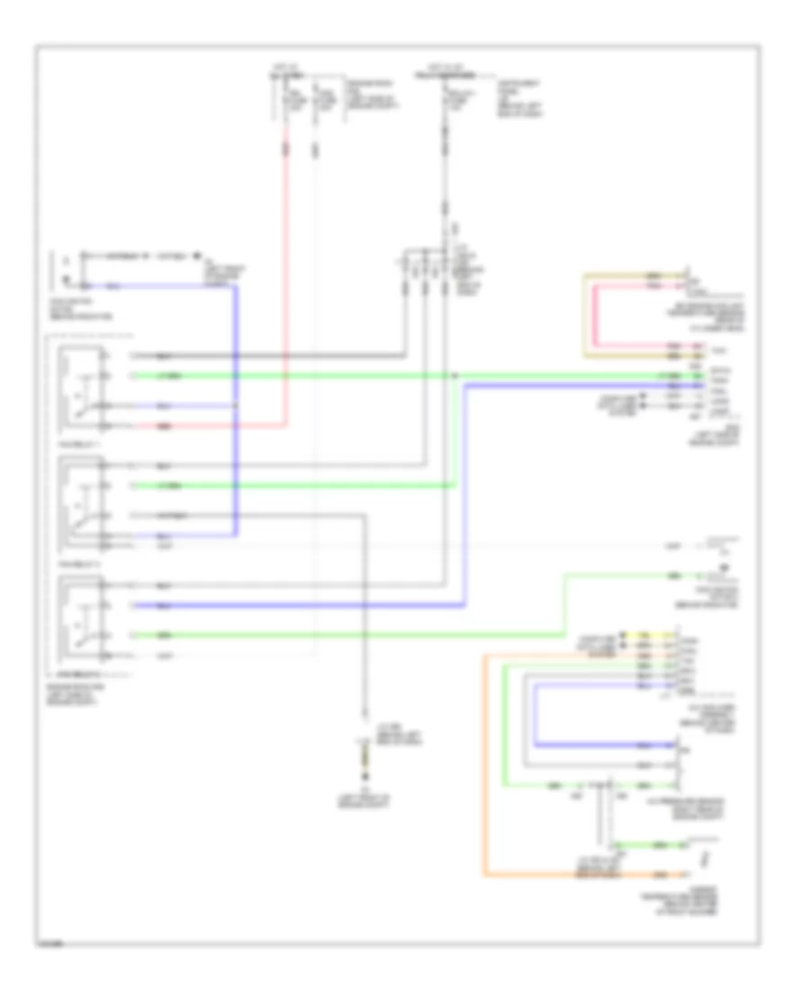 Cooling Fan Wiring Diagram for Toyota Prius 2010