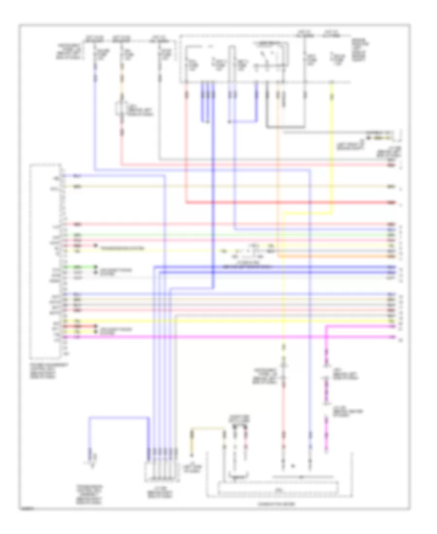 1.8L, Hybrid System Wiring Diagram (1 of 6) for Toyota Prius 2010