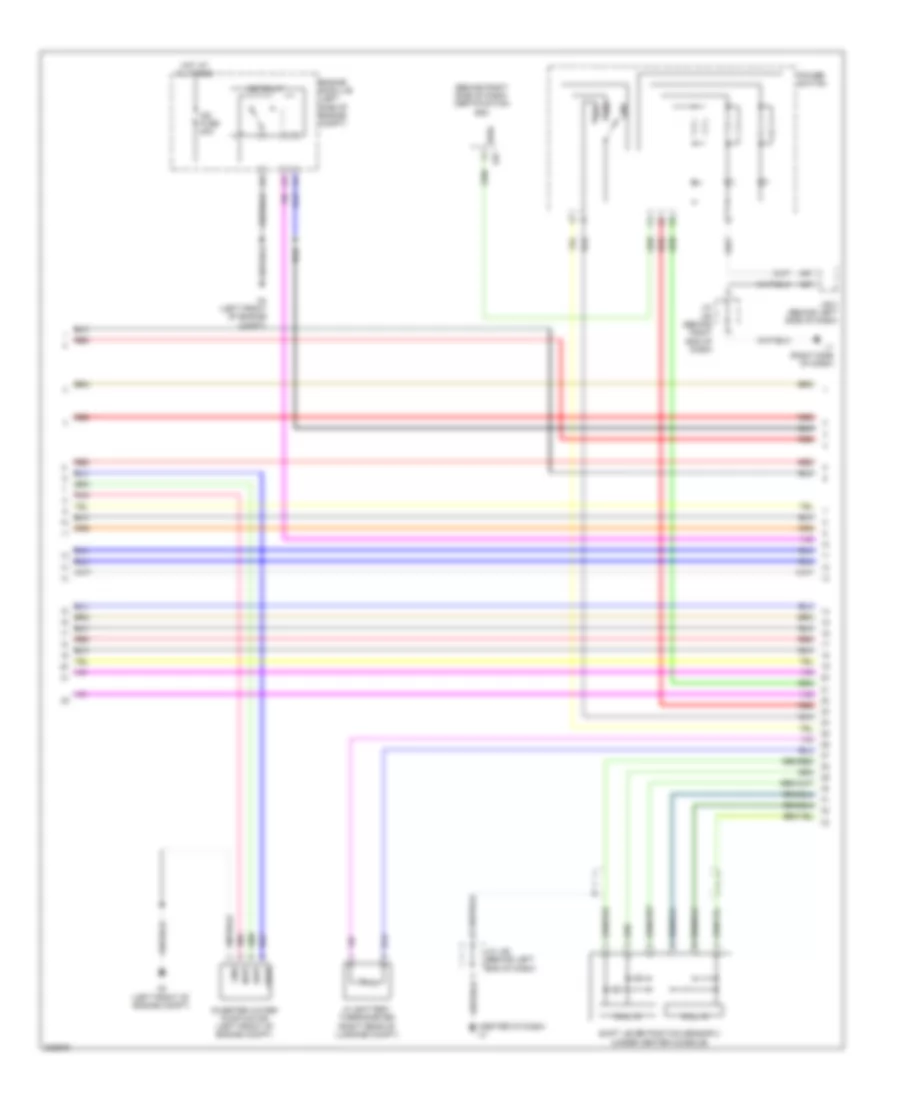 1.8L, Hybrid System Wiring Diagram (2 of 6) for Toyota Prius 2010