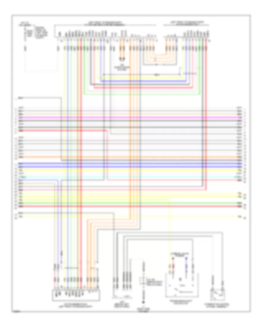 1.8L, Hybrid System Wiring Diagram (4 of 6) for Toyota Prius 2010
