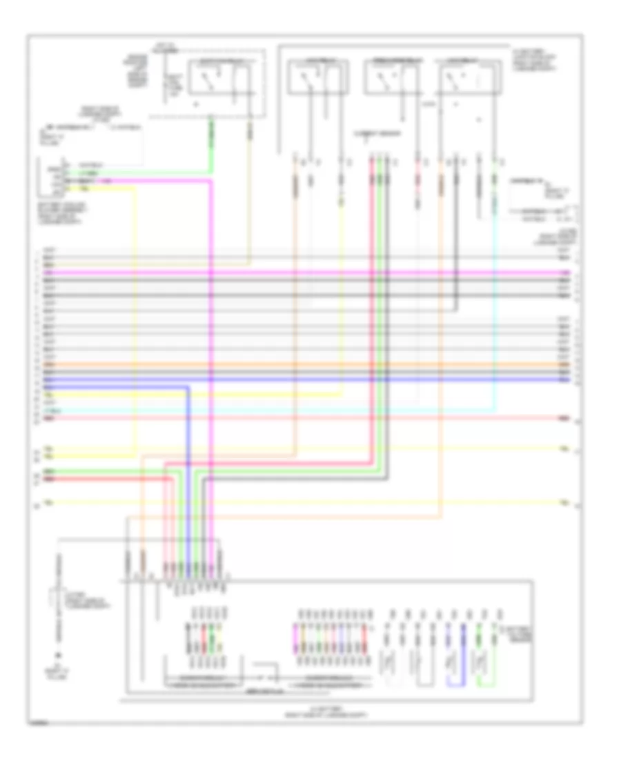 1.8L, Hybrid System Wiring Diagram (5 of 6) for Toyota Prius 2010