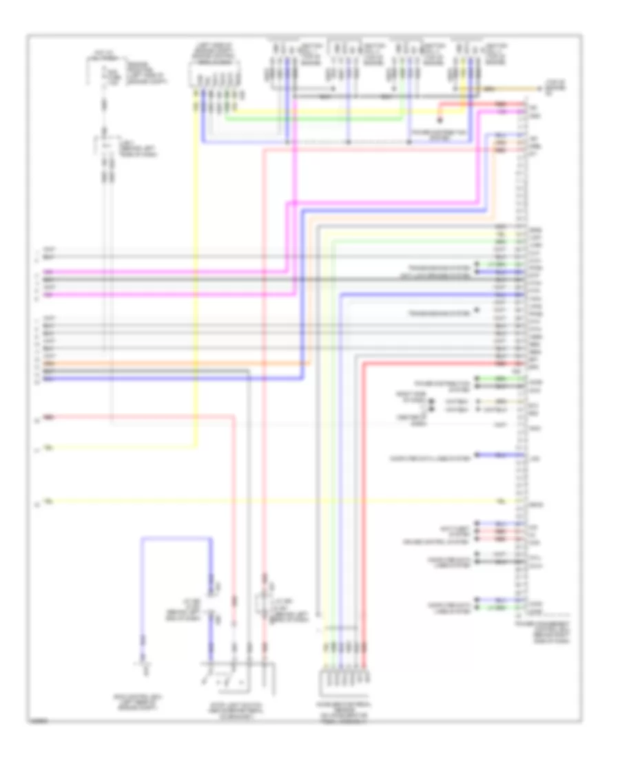 1.8L, Hybrid System Wiring Diagram (6 of 6) for Toyota Prius 2010