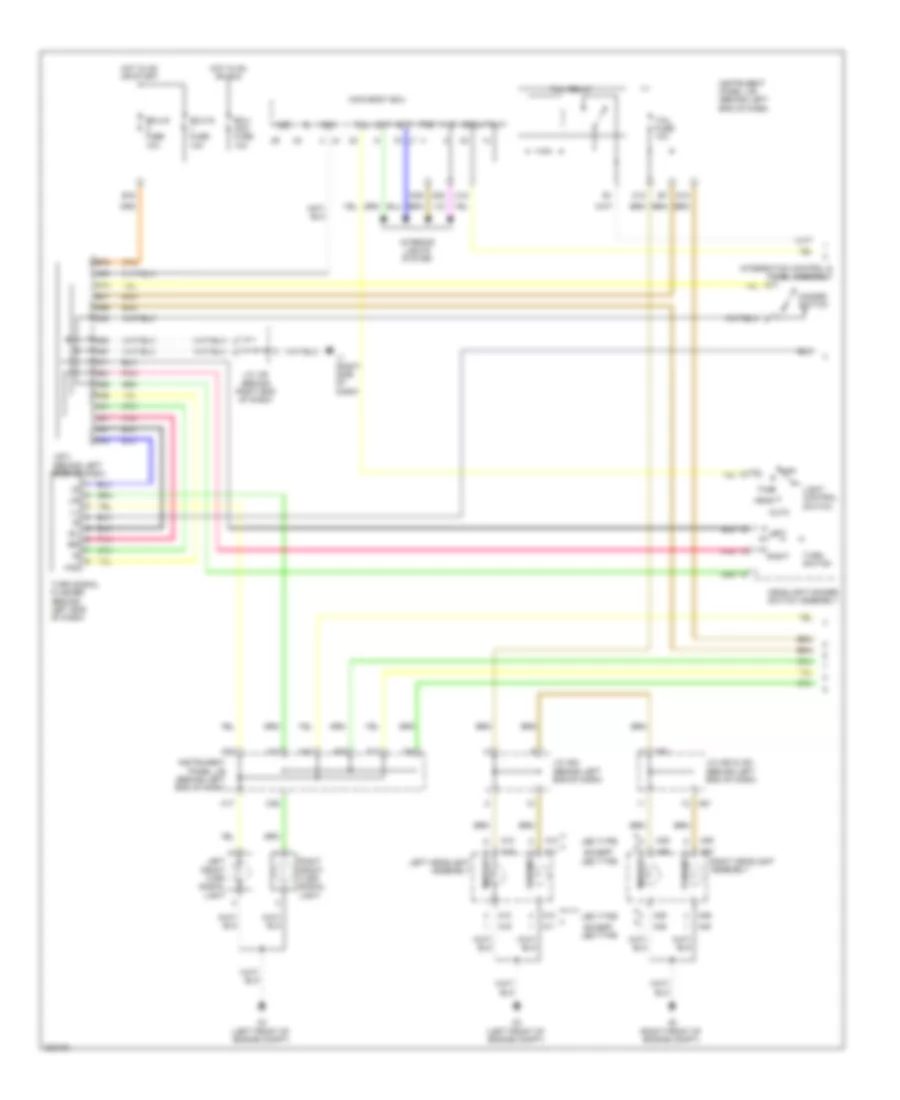 Exterior Lamps Wiring Diagram (1 of 2) for Toyota Prius 2010