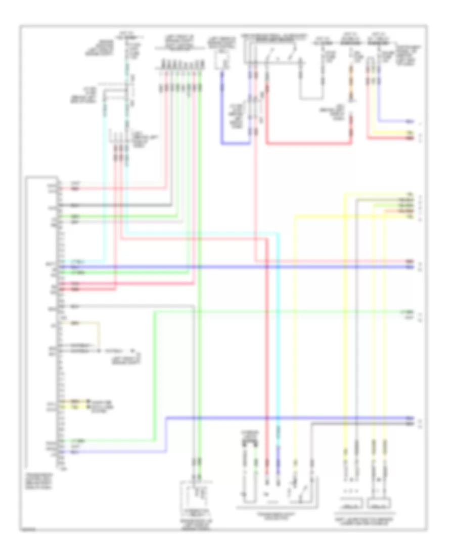 Transmission Wiring Diagram 1 of 2 for Toyota Prius 2010
