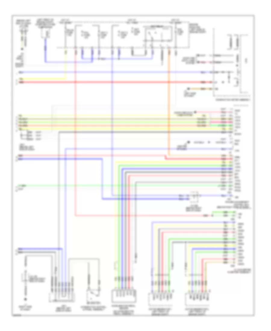 Transmission Wiring Diagram 2 of 2 for Toyota Prius 2010