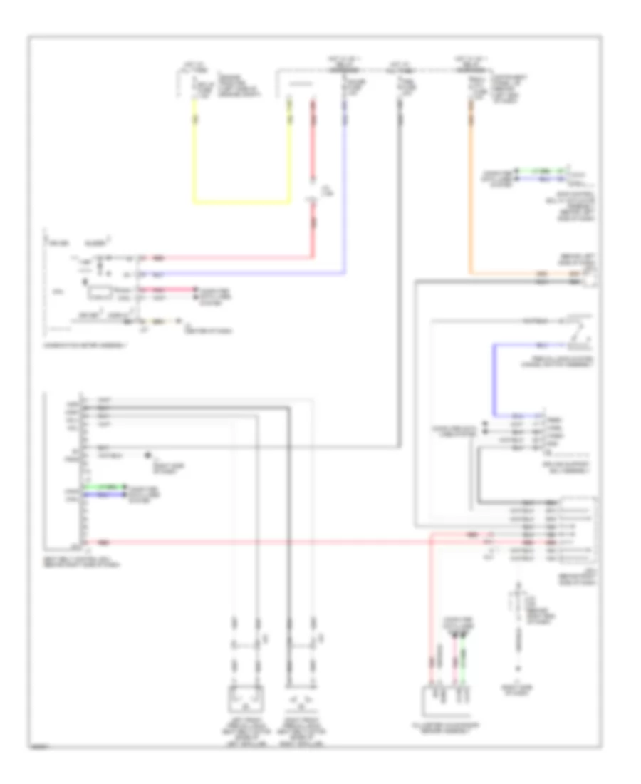 Pre Collision Wiring Diagram for Toyota Prius 2012