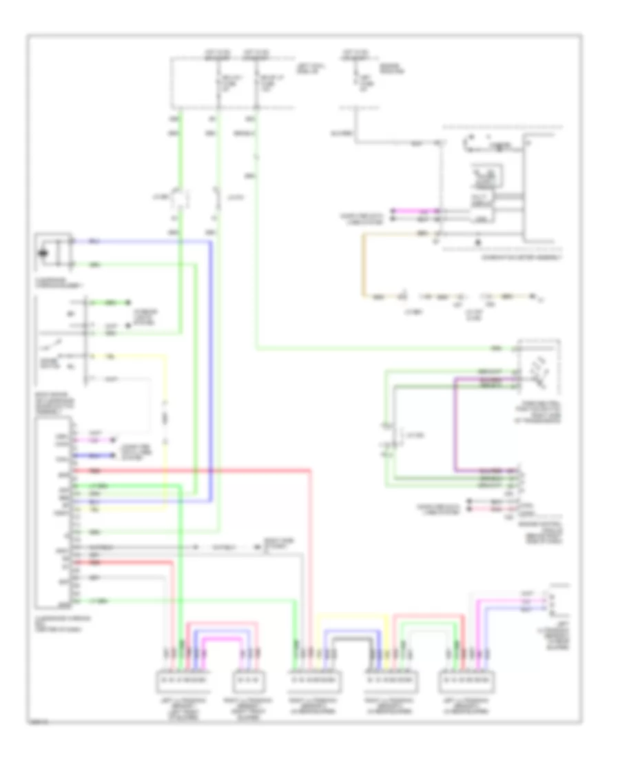 Parking Assistant Wiring Diagram for Toyota Land Cruiser 2009