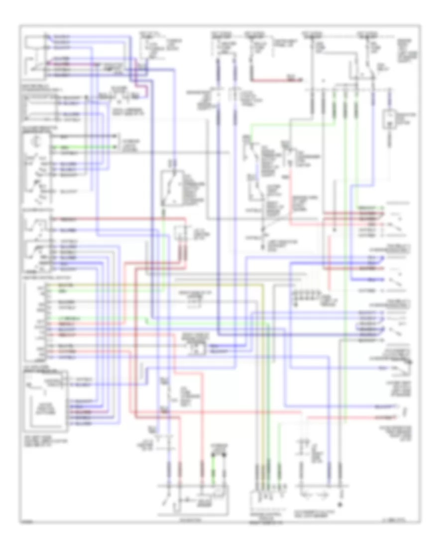 3 0L A C Wiring Diagram for Toyota Camry LE 1997