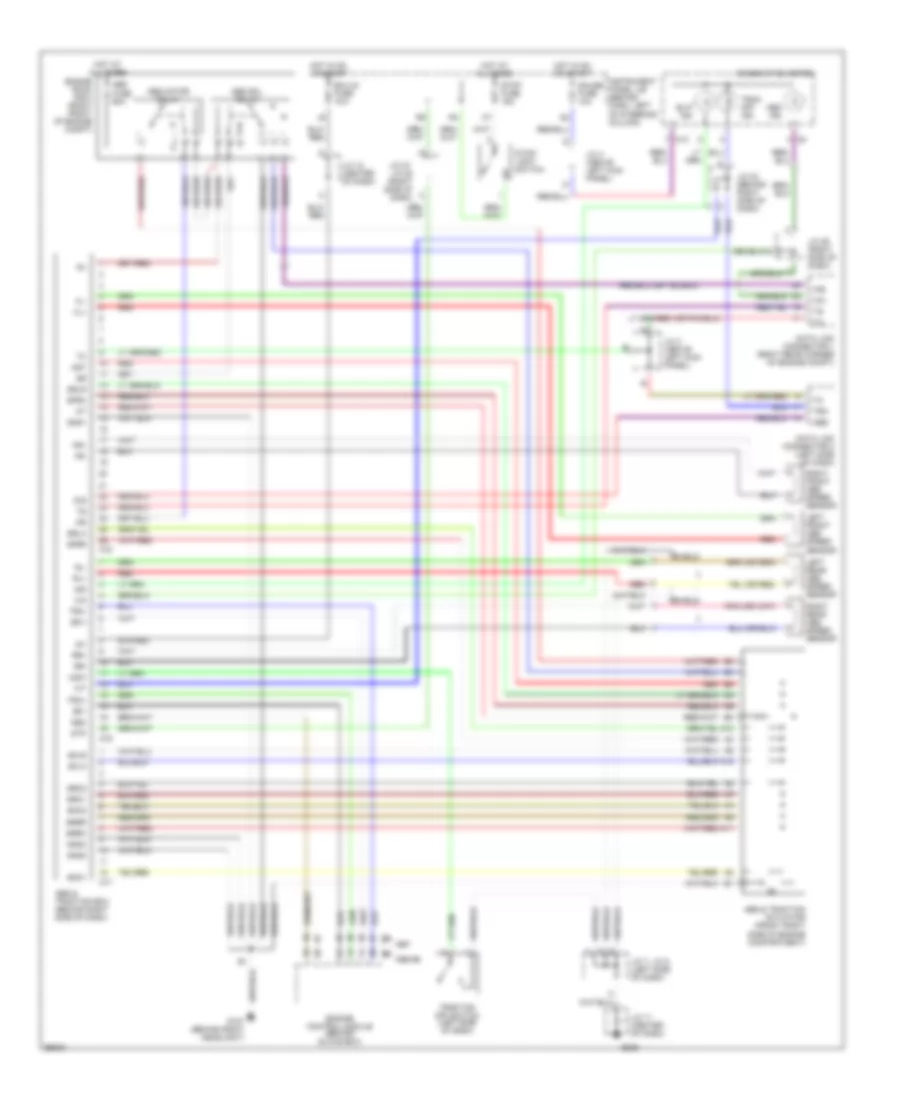 Anti lock Brake Wiring Diagrams with Traction Control for Toyota Camry LE 1997