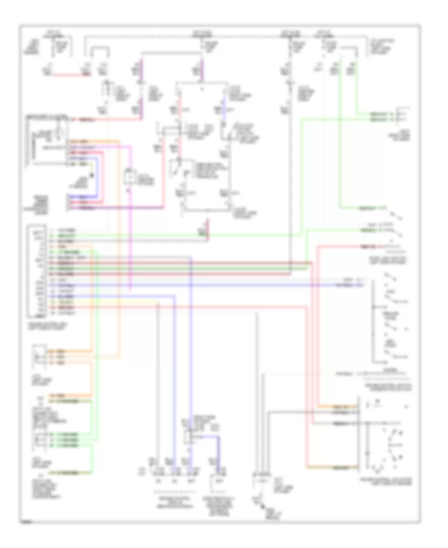 Cruise Control Wiring Diagram for Toyota Camry LE 1997