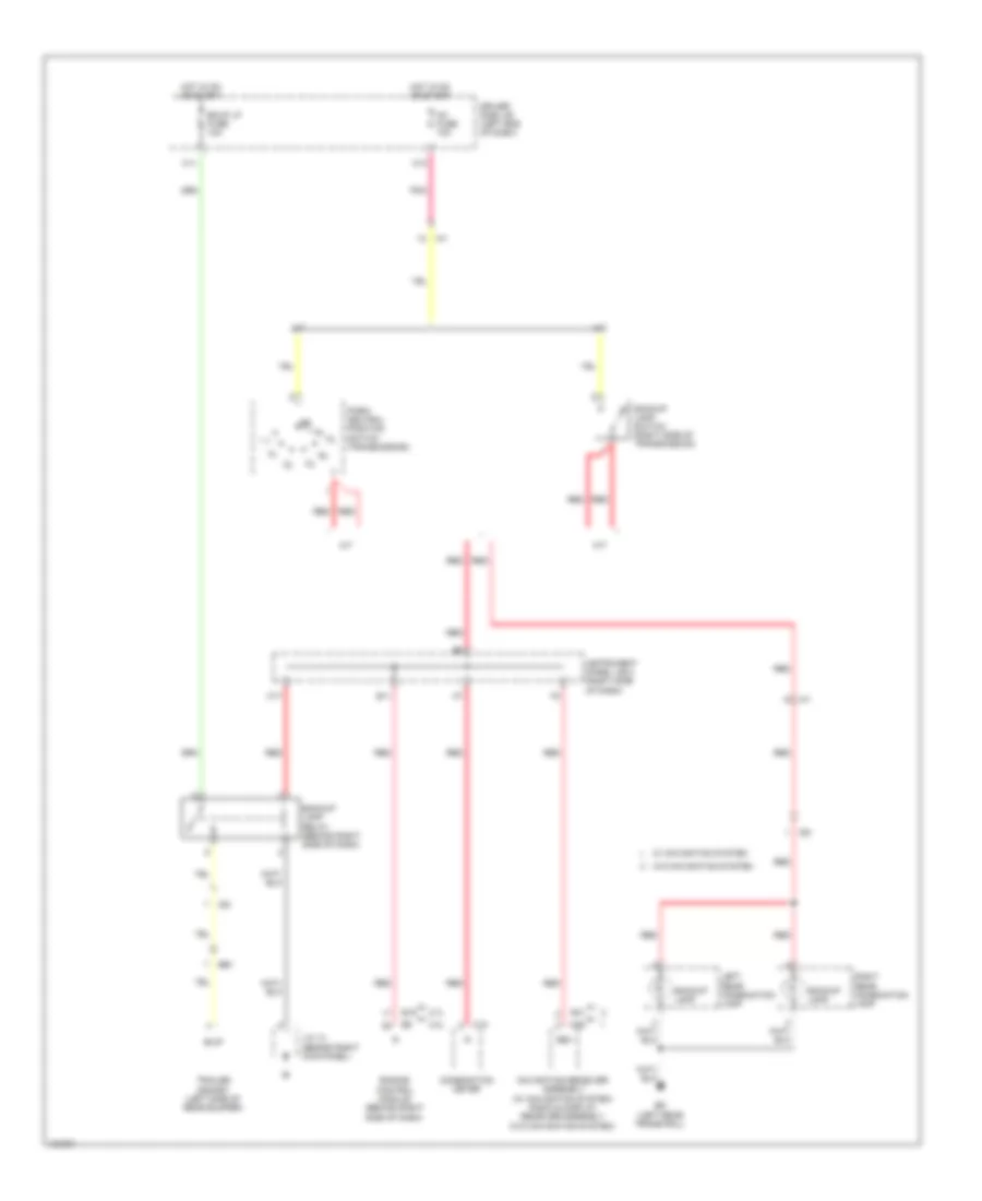 Backup Lamps Wiring Diagram for Toyota Tacoma 2014