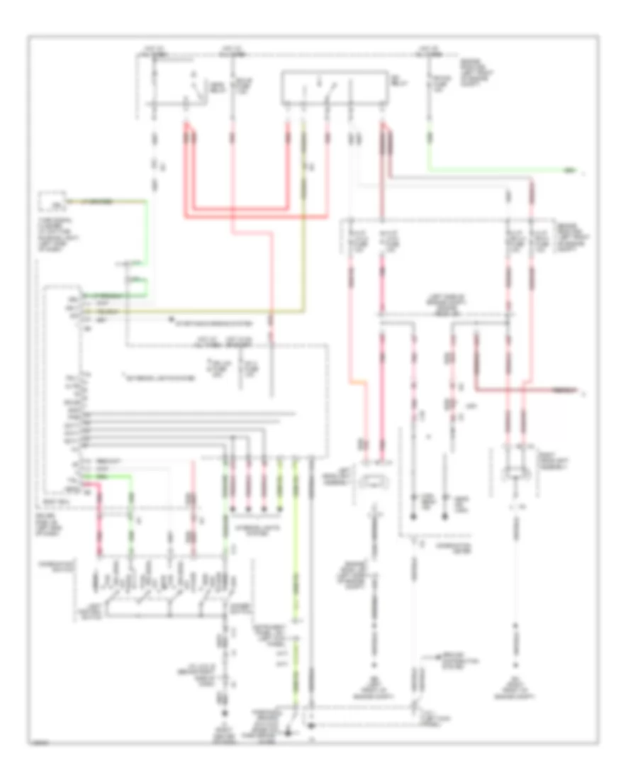 Headlights Wiring Diagram 1 of 2 for Toyota Tacoma 2014