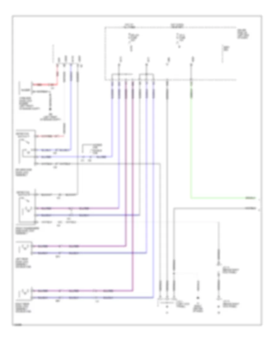 Power Door Locks Wiring Diagram with Keyless Entry 1 of 2 for Toyota Tacoma 2014