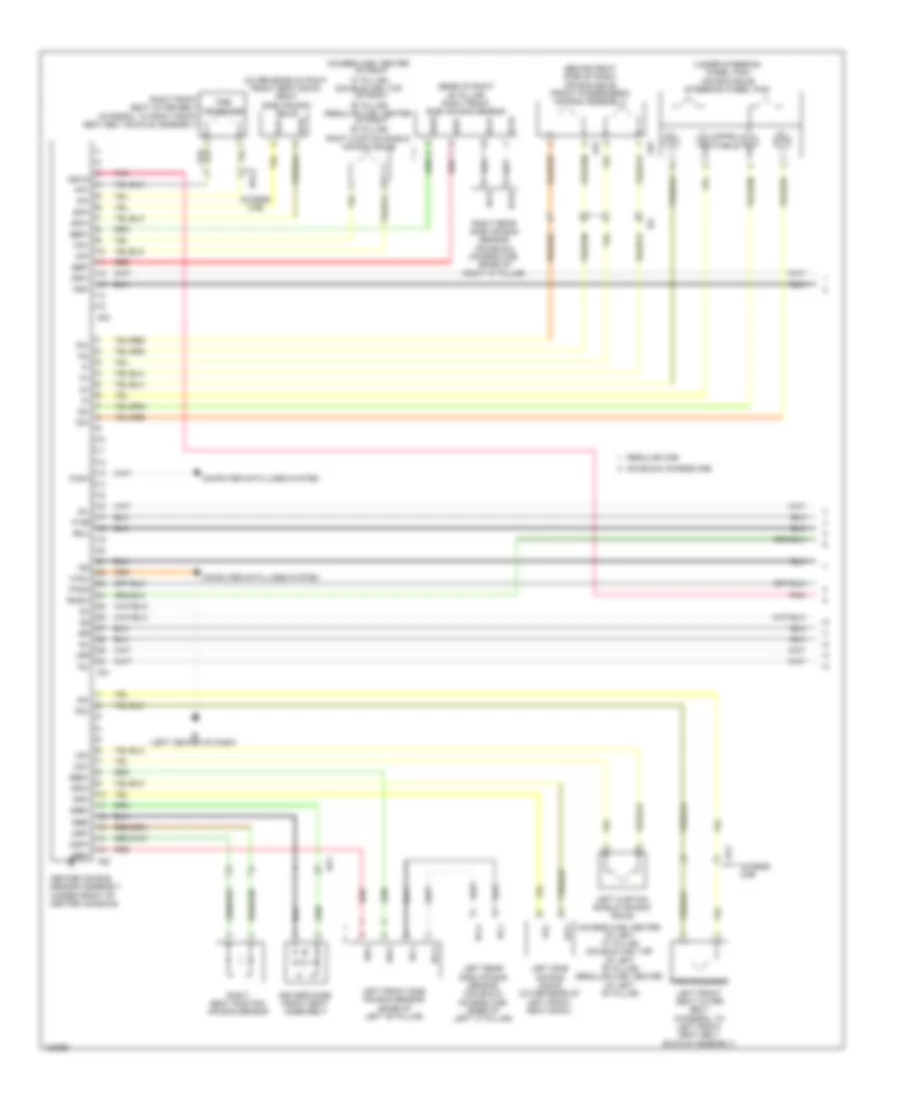 Supplemental Restraints Wiring Diagram Bench Seat 1 of 2 for Toyota Tacoma 2014