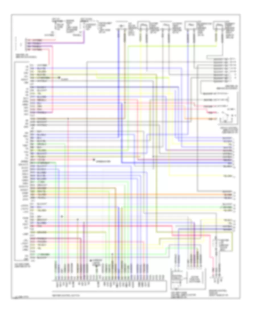 A C Wiring Diagram Auto A C 1 of 2 for Toyota Avalon XL 1995