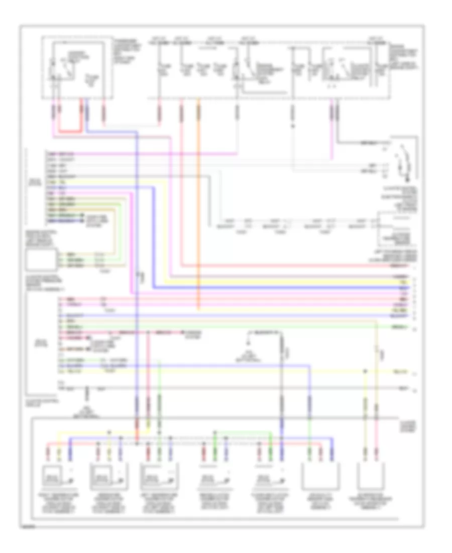Электросхема кондиционера (1 из 2) для Volvo XC60 R-Design 2011