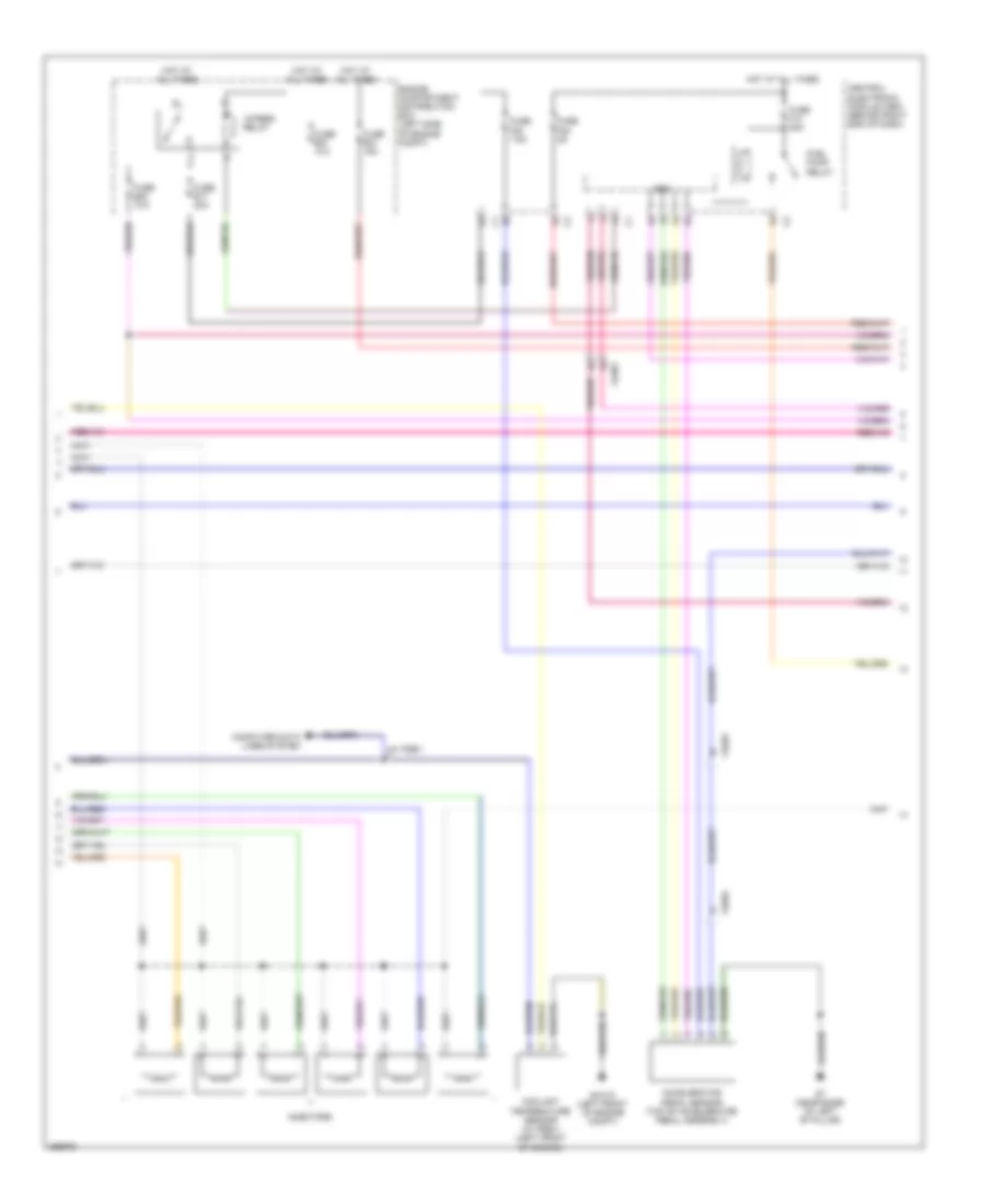 3.2L, Электросхема системы управления двигателем (4 из 5) для Volvo XC60 R-Design 2011