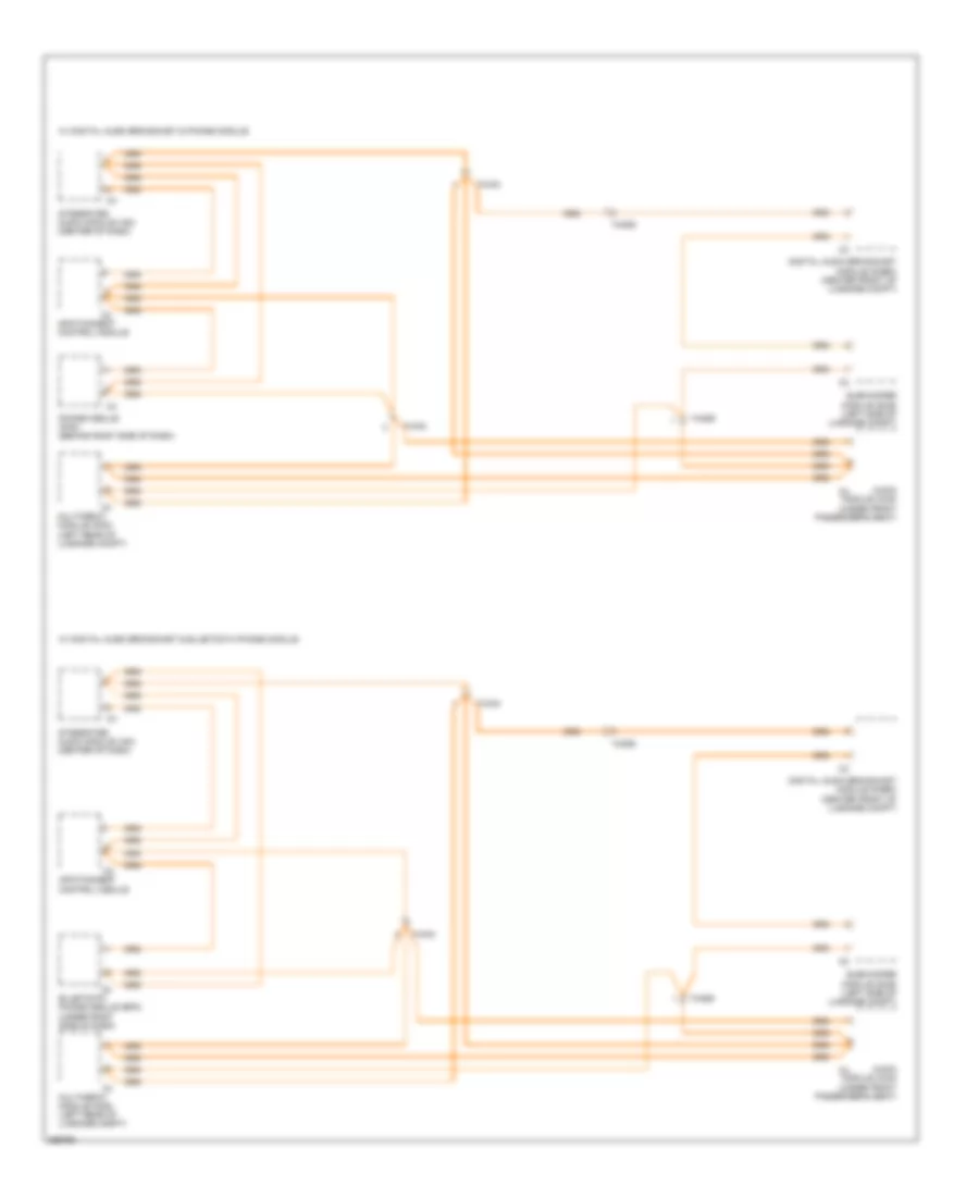 БОЛЬШАЯ ЧАСТЬ схемы шины данных (3 из 4) для Volvo XC60 R-Design 2011