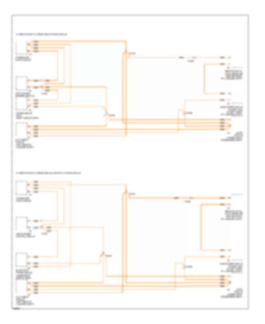 БОЛЬШАЯ ЧАСТЬ схемы шины данных (2 из 4) для Volvo XC70 2011