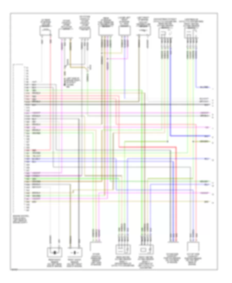 3.2L, Электросхема системы управления двигателем (1 из 4) для Volvo XC90 R-Design 2012