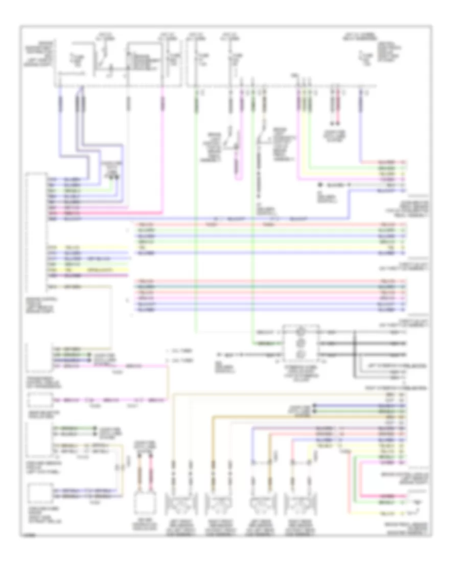 Электросхема системы круизконтроля для Volvo S60 T5 2014