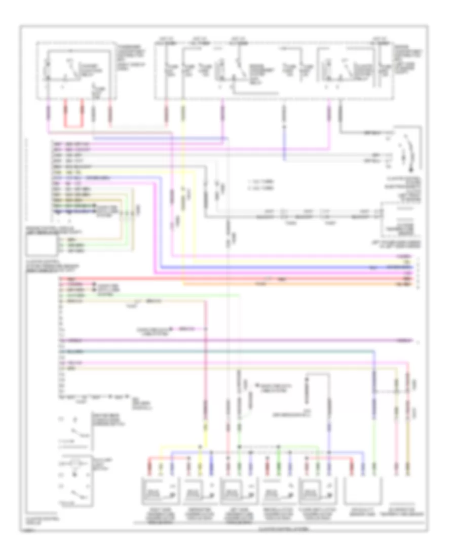 Электросхема кондиционера (1 из 2) для Volvo S60 T6 R-Design 2014