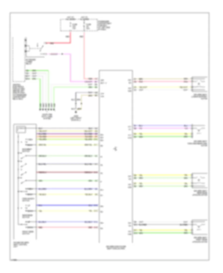 Электросхемы СИСТЕМЫ ПАМЯТИ Volvo V70 XC 2001 Wiring diagrams for cars