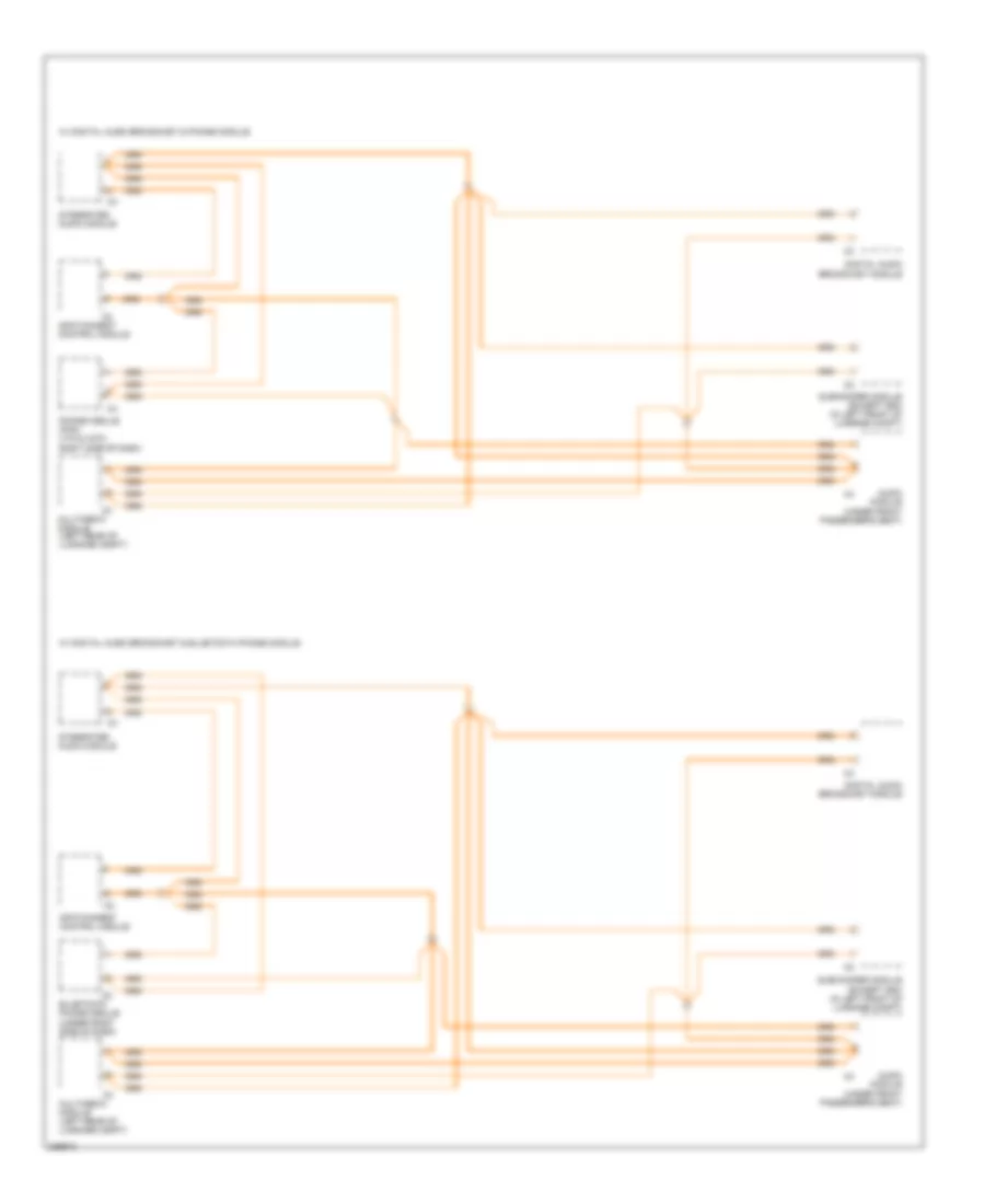 БОЛЬШАЯ ЧАСТЬ схемы шины данных (3 из 4) для Volvo XC70 2010