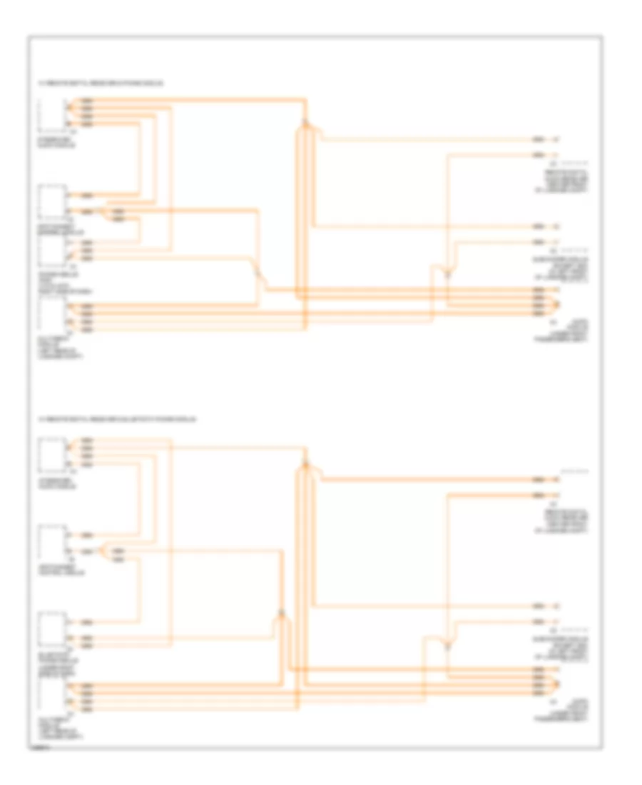 БОЛЬШАЯ ЧАСТЬ схемы шины данных (2 из 4) для Volvo XC70 T-6 2010