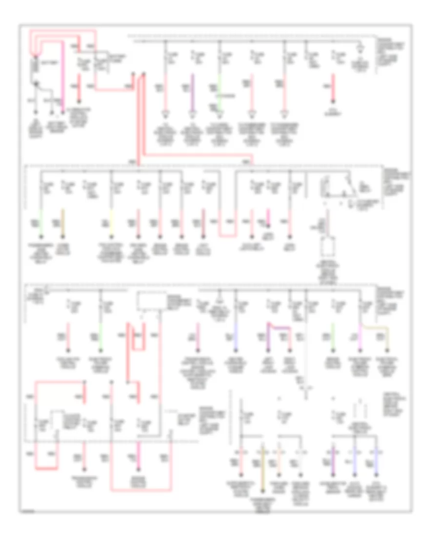 Электросхема блока предохранителей и реле (1 из 3) для Volvo XC60 3.2 2014