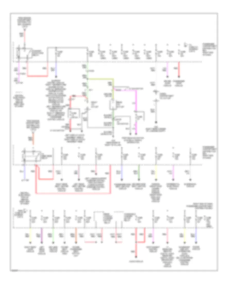 Электросхема блока предохранителей и реле (3 из 3) для Volvo XC60 3.2 2014