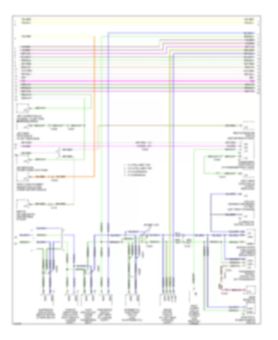 Электросхема линии передачи данных CAN (2 из 3) для Volvo XC60 T6 R-Design 2014